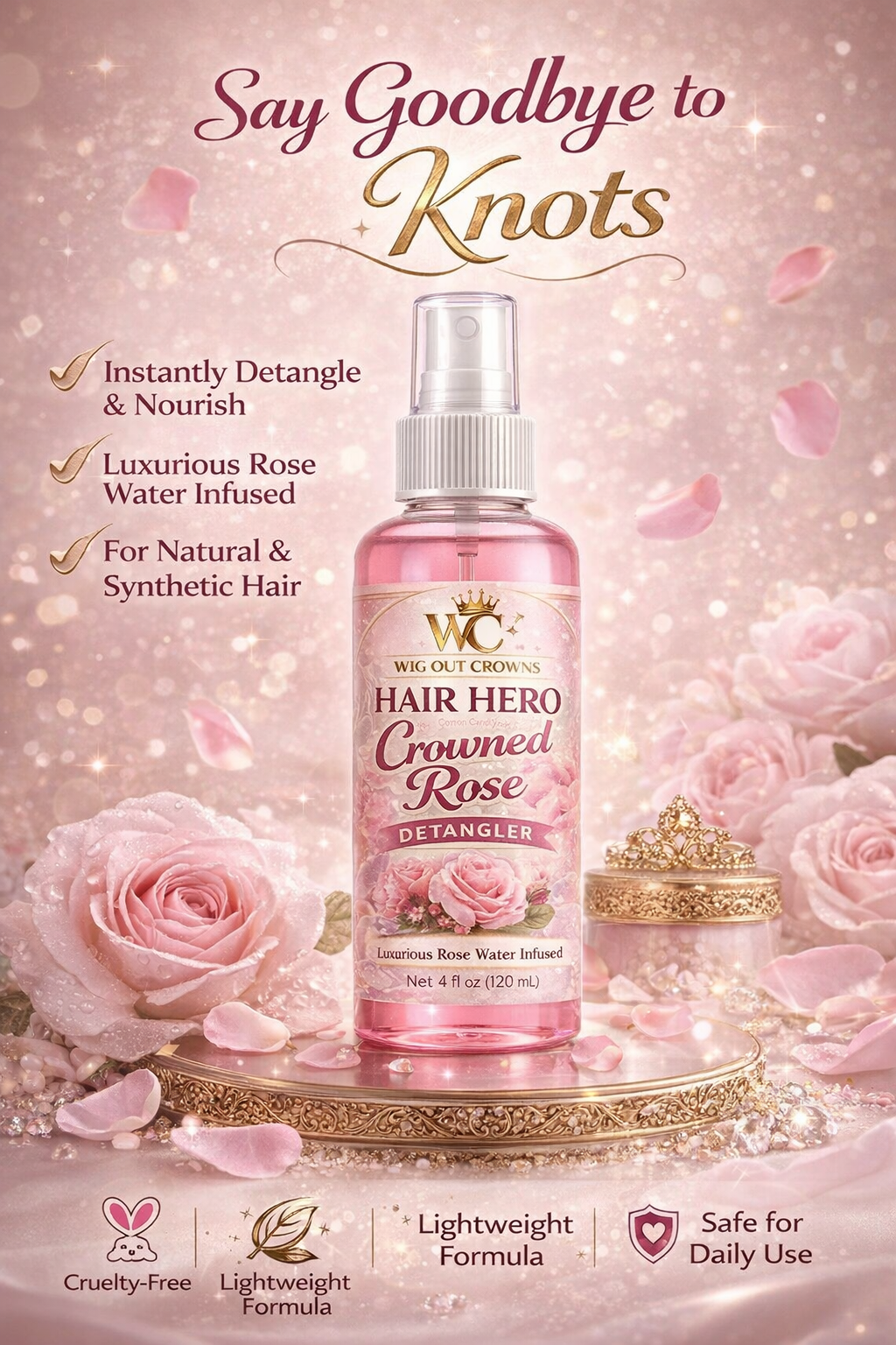 Hair Hero Organic Hair Detangler